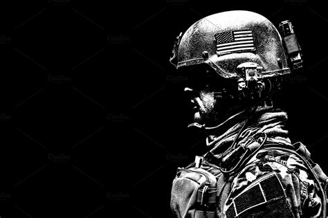 military profile pictures.